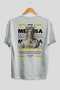 Medusa 3 Mythology Back Printed White Oversize T-Shirt Men Women Cotton Crew Neck Tshirt