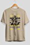Odysseus 1 Mythology Front Printed Beige Oversize T-Shirt Men Women Cotton Crew Neck Tshirt