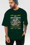 Zeus 1 Mythology Front Printed Green Oversize T-Shirt Men Women Cotton Crew Neck Tshirt - 6