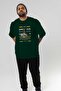 Spartacus 1 Mythology Front Printed Green Oversize T-Shirt Men Women Cotton Crew Neck Tshirt - 7