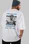 Poseidon 3 Mythology Back Printed White Oversize T-Shirt Men Women Cotton Crew Neck T-Shirt - 7