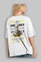 Ares 2 Mythology Back Printed White Oversize T-Shirt Men Women Cotton Crew Neck Tshirt - 3