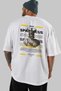 Spartacus 1 Mythology Back Printed White Oversize T-Shirt Men Women Cotton Crewneck Tshirt - 5