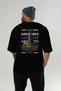 Ares 1 Mythology Back Printed Black Oversize T-Shirt Men Women Cotton Crew Neck Tshirt - 5