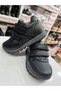 Genuine Leather Black Children's Sports School Shoes - 4