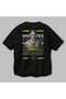 Socrates Mythology Back Printed Black Oversize T-Shirt Men Women Cotton Crew Neck T-Shirt - 3
