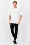 Men Sportswear Fit Short Sleeve Outdoor T-Shirt, White - 4