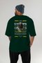 Cyclopes 1 Mythology Back Printed Green Oversize T-Shirt Men Women Cotton Crew Neck T-Shirt - 5
