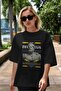 Zeus 3 Mythology Front Printed Black Oversize T-Shirt Men Women Cotton Crew Neck Tshirt - 5