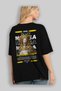Medusa 1 Mythology Back Printed Black Oversize T-Shirt Men Women Cotton Crew Neck Tshirt - 4