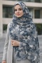 شال من قطن الخيزران المزخرف