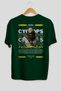 Cyclopes 1 Mythology Back Printed Green Oversize T-Shirt Men Women Cotton Crew Neck T-Shirt