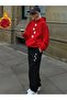 Women's Double Cat Print Tracksuit Set – Hooded Sweatshirt & Pants - 2