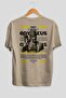 Odysseus 2 Mythology Back Printed Beige Oversize T-Shirt Men Women Cotton Crew Neck Tshirt