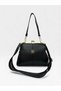 Sanmorris 1439 Women's Scholarship 4-Compartment Adjustable Cross Strap Soft Faux Leather Shoulder Bag