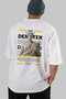 Demeter 1 Mythology Back Printed White Oversize T-Shirt Men Women Cotton Crew Neck Tshirt - 6
