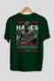 Hades 3 Mythology Back Printed Green Oversize T-Shirt Men Women Cotton Crew Neck Tshirt