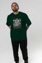 Hades 2 Mythology Front Printed Green Oversized T-Shirt Men Women Cotton Crew Neck Tshirt - 7