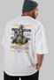 Odysseus 1 Mythology Back Printed White Oversize T-Shirt Men Women Cotton Crew Neck T-Shirt - 7