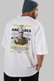 Ares 2 Mythology Back Printed White Oversize T-Shirt Men Women Cotton Crew Neck Tshirt - 7