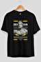 Zeus 3 Mythology Front Printed Black Oversize T-Shirt Men Women Cotton Crew Neck Tshirt - 2