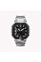 Men's Silver Metal Watch, Black Display | Tw2v84600