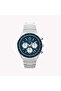Men's Stainless Steel Blue Dial Watch, Silver | Tw2w51600