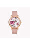 Women's Pink Leather Watch, Pink Dial | Tw2u19300