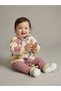 I Dik Roba Collar Floral Baby Girl Plush Cardigan from Freezen Store