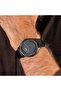 Men's Black Leather Watch, Black Dial | Tw2r50100 - 4
