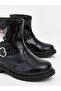 Two Mt Shop Quality Lcw Steps Black Baby Girl Boots - 3