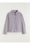 Esvab • Modern & Distinctive Checkered Embroidered Stoned Girls' Shirt