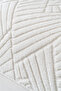6 Pieces 50X90 cm Modern Embossed Pattern Hand and Face Towels 100% Organic Cotton - 4