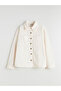 Esvab • Modern & Distinctive Plain Long Sleeve Velvet Girls' Shirt