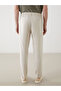 Lcwaikiki Basic Standard Mold Linen Blended Men's Pleated Chino Pants - 4