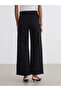 Black Wideleg Women's Jeans - 3