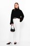Women's Belted High Waist Palazzo Trousers - 2