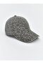Anthracite Leopard Patterned Women's Cap Hat - 2