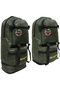 Camping Bag, Backpack, 65 Liter Bellows Bag, Waterproof Thick Tent Fabric, (Green) - 3