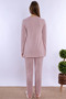 Cotton Comfortable Cut Maternity Set with Breastfeeding Feature Carpediem |   4 Pieces - Dried Rose - 8