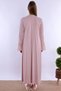 Pajama Set for Pregnant and Postpartum Women with Nursing Gown, Cotton, Comfortable Cut, Carpediem - Dusty Rose - 5