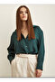 Women's V-Neck Loose Fit Premium Fabric Plain Basic Stylish Satin Shirt Nmr1200 - 2