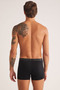 Men's Modal-Cotton, Waist-Banded, Tight-Leg Boxer Shorts (with Socks as a Gift) - 4