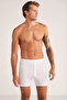 Men'S, Modal, Waist-Banded, Narrow Leg, Long Boxer Shorts (with Socks as a Gift)