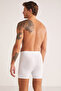 Men'S, Modal, Waist-Banded, Narrow Leg, Long Boxer Shorts (with Socks as a Gift) - 3
