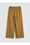 Lcw Studio Green Wide Leg Women's Trousers with Elastic Waist - 6