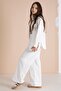 Ecru Embroidered Shirt and Badili Girl's 3-Piece Trouser Set 23562 - 6