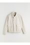 Lcw Vision Ecru Comfortable Fit Shirt Collar Men's Jacket - 7