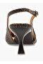 Women Flared Heel Shoes - 5