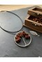 Star Stone Natural Stone Tree of Life Leather Cord Necklace - 2
